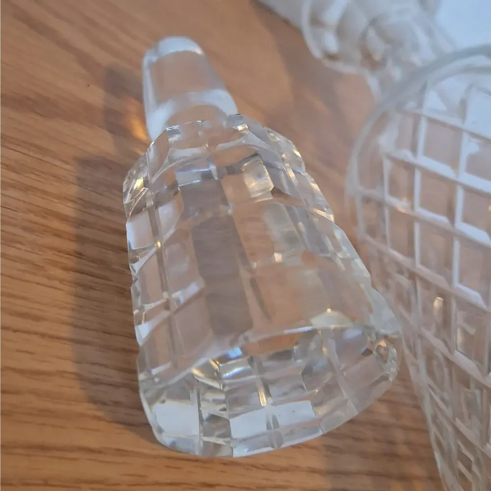Vintage Cut Crystal Liquor Decanter 13.5